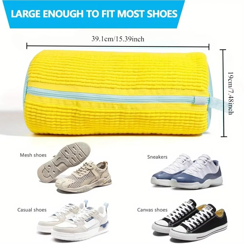Machine Washing Shoe Bag – Reusable Cleaning Bag for Sneakers & Tennis Shoes 