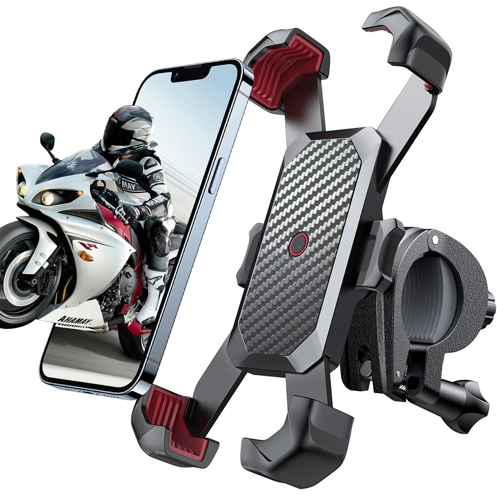 Joyroom Universal Bike Phone Holder for 4.7-7 inch Mobile Phone 360°View Bicycle Phone Holder Stand Shockproof Bracket JR-ZS288